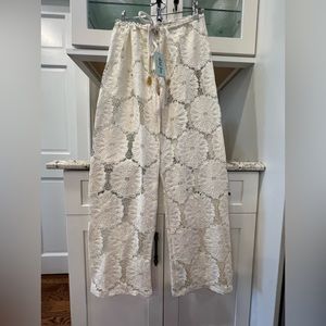 Luli Fama Lola Beach Pants white